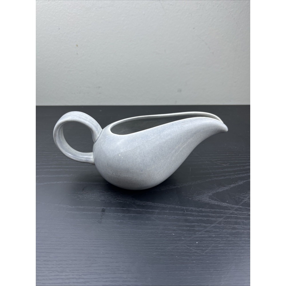 Vintage‎ Russel Wright Gray Steubenville Gravy Boat Mid Century Modern